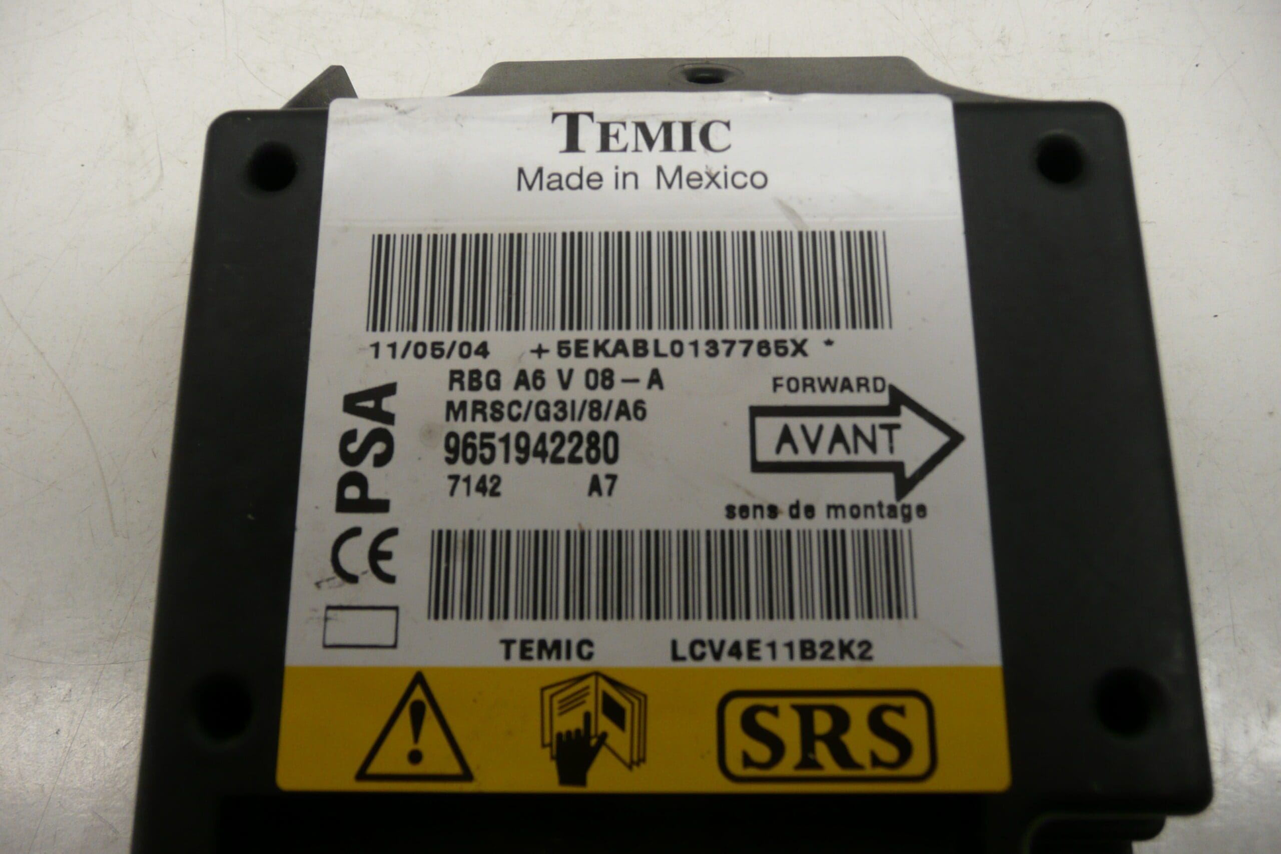 Airbageinheit Citroën C2 C3 9651942280