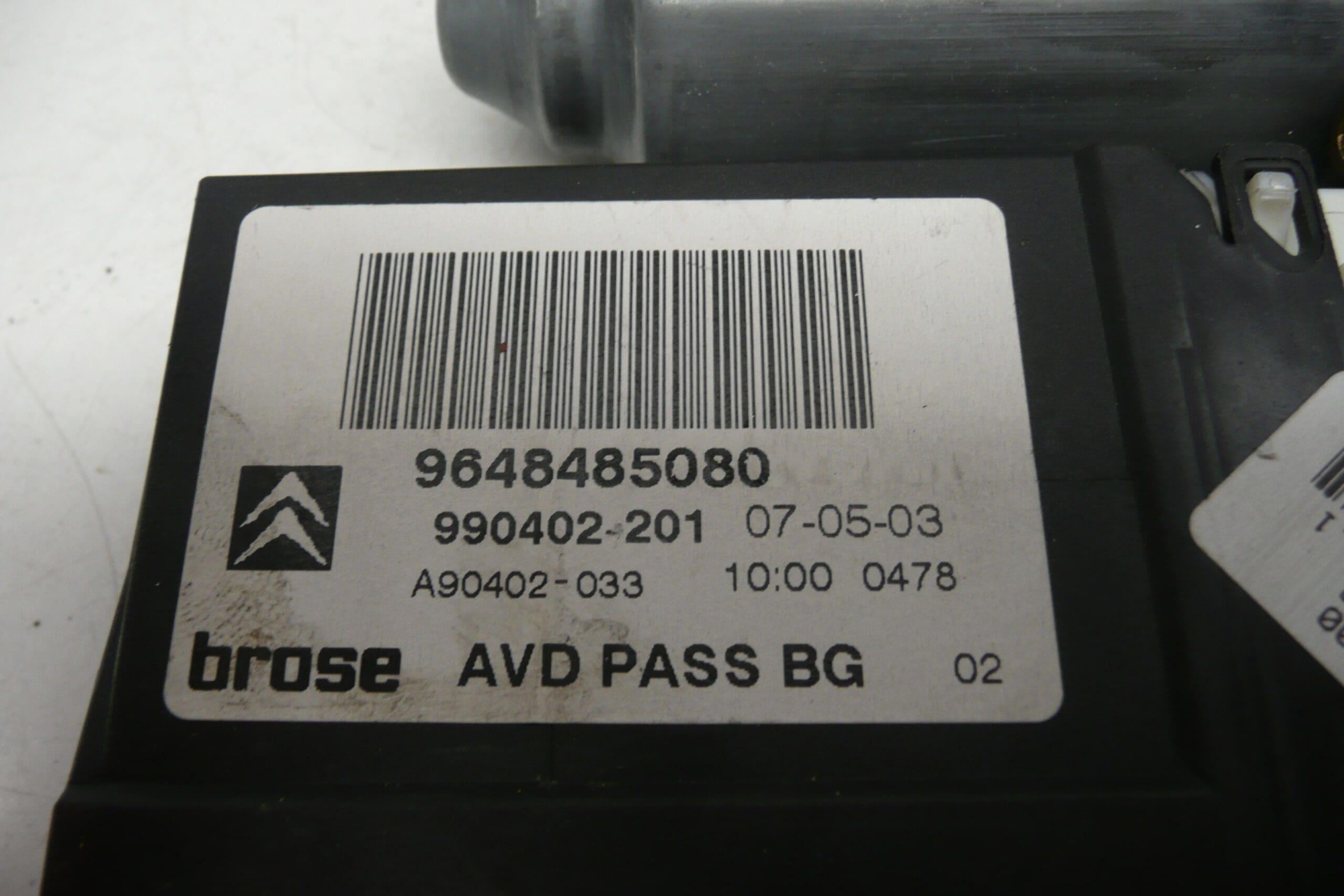 Motor für Fensterheber vorne rechts Citroën C5 9648485080