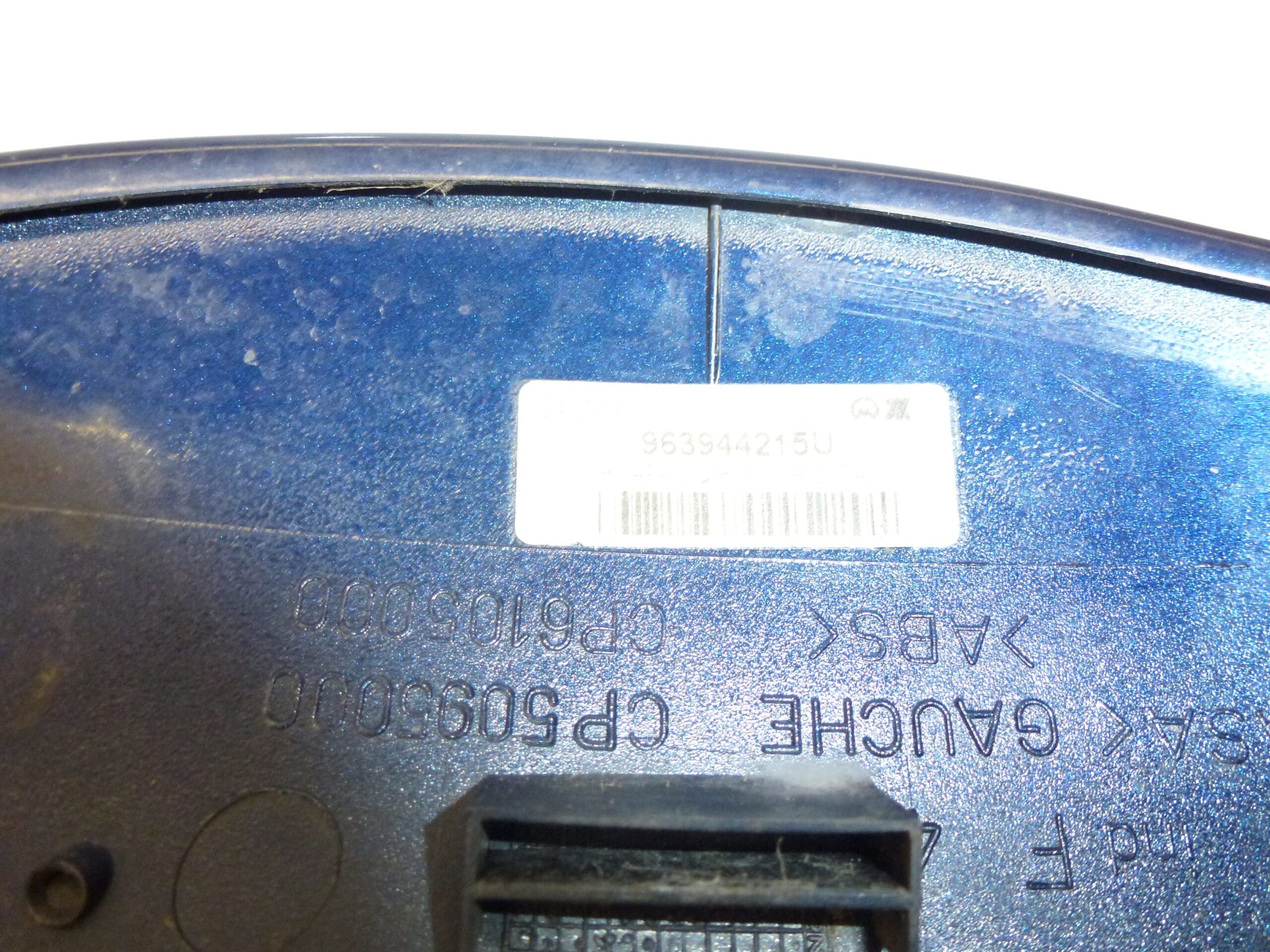 Linke Spiegelabdeckung Citroën Xsara Picasso 9639444215U 815242 KPU