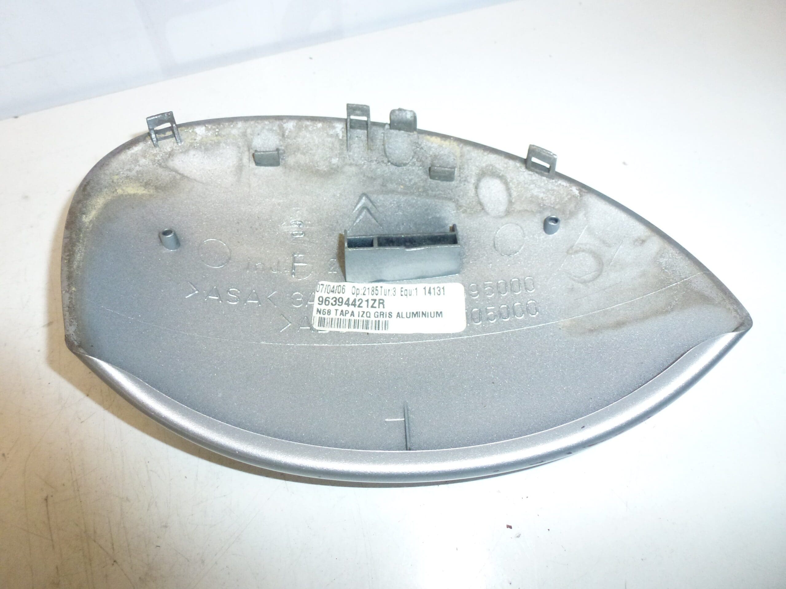 Spiegelabdeckung links Citroën Xsara Picasso 96394421ZR Silber mit EZRC