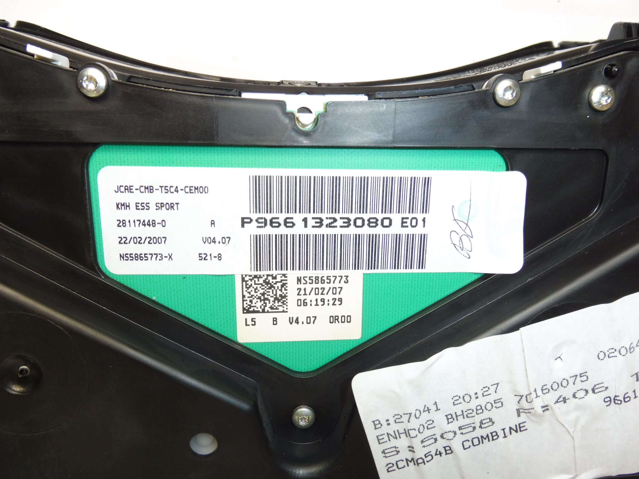 Tacho Peugeot 307 Laufleistung 139.000 km 9661323080