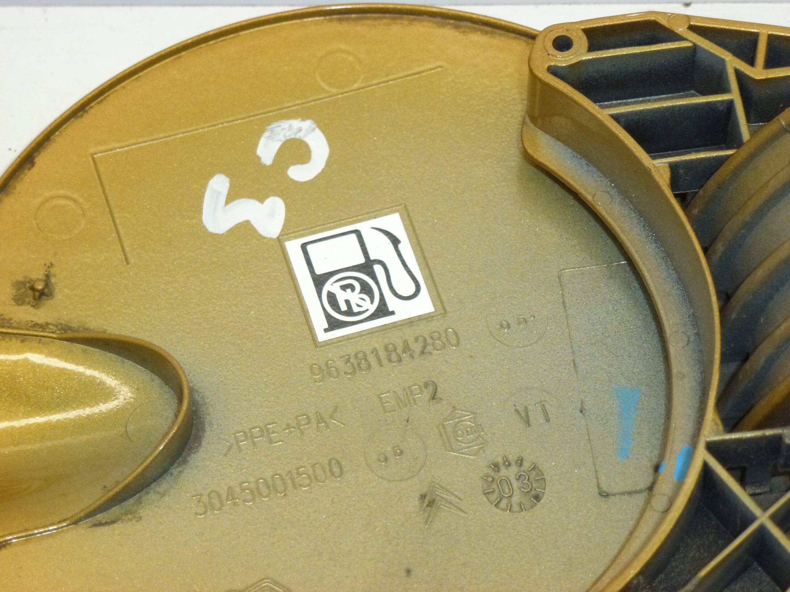 Tankdeckel Citroën C3 orange 9638184280