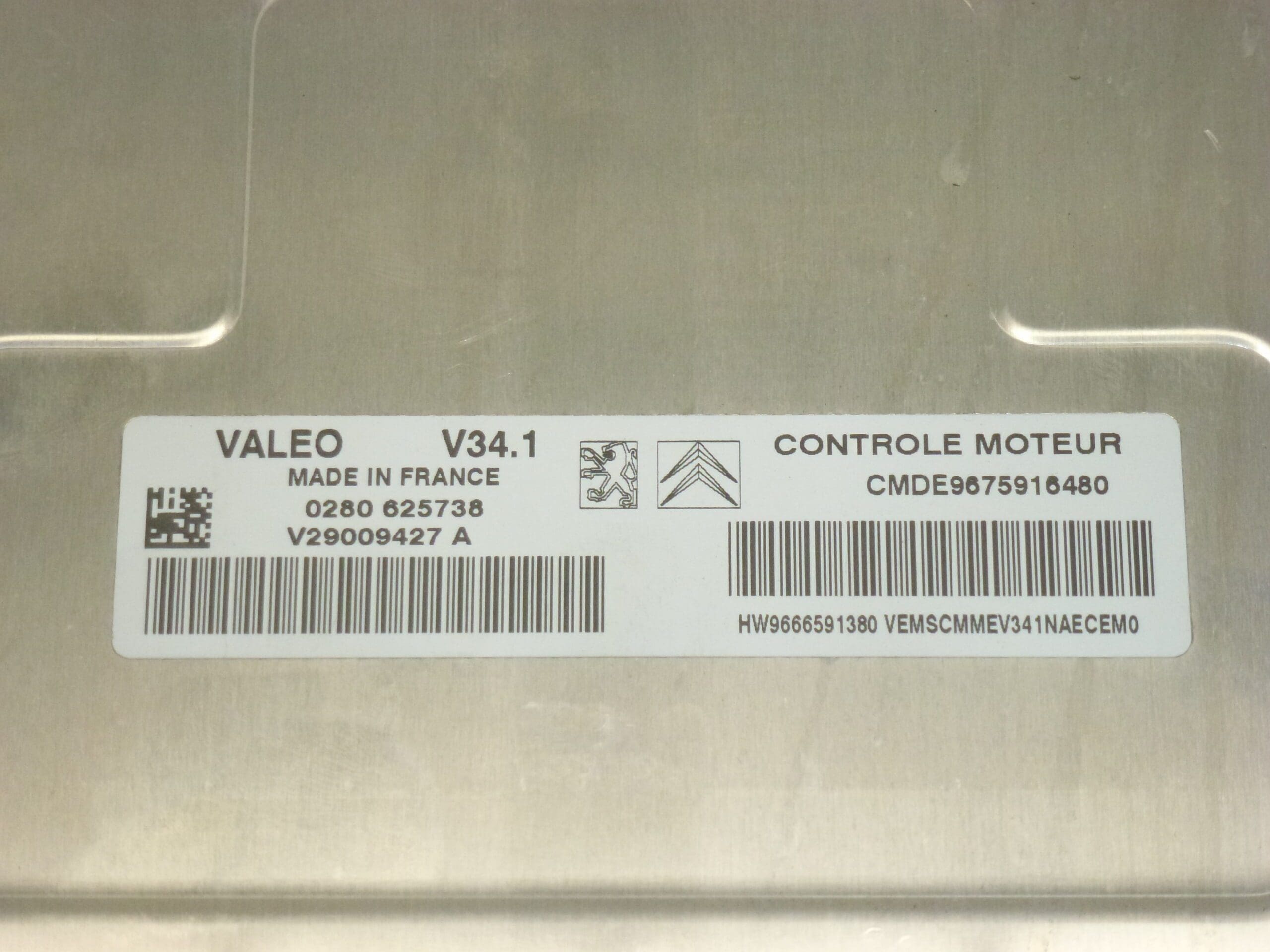 Steuergerät Valeo V34.1 Citroën Peugeot 9666591380 1943XS