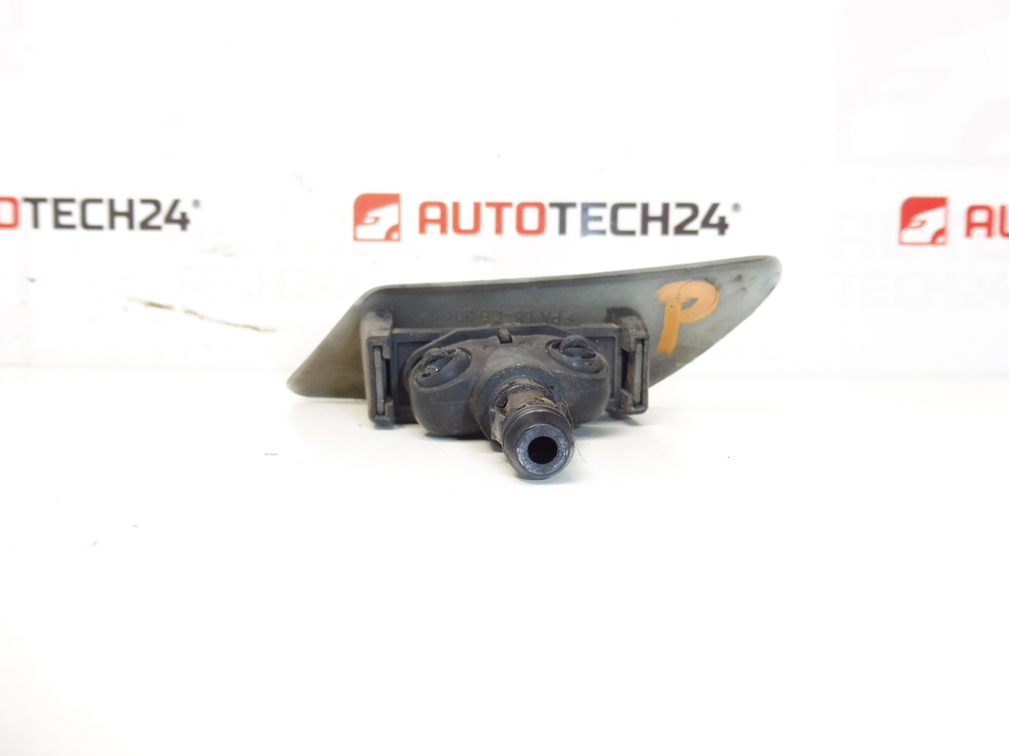 Peugeot 307 rechte Scheinwerferwaschdüse und Kappe 6438H3 6438H1