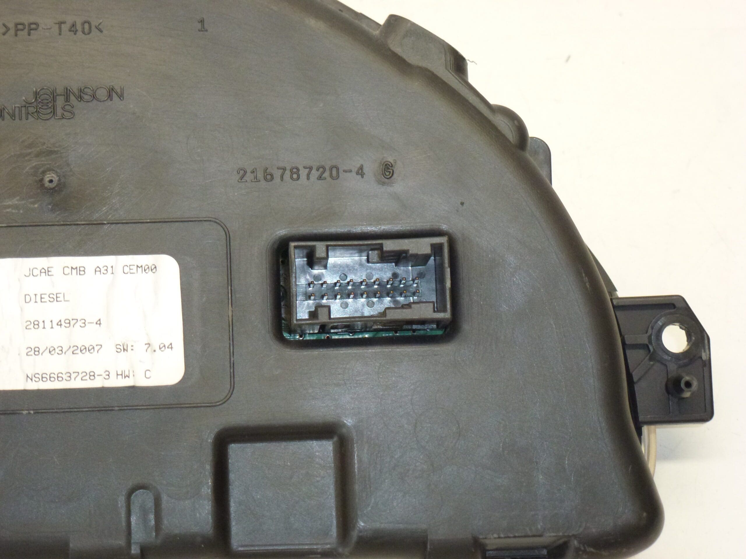 Tacho Citroën C2 C3 Laufleistung 106000 km 9660225880 6105WL