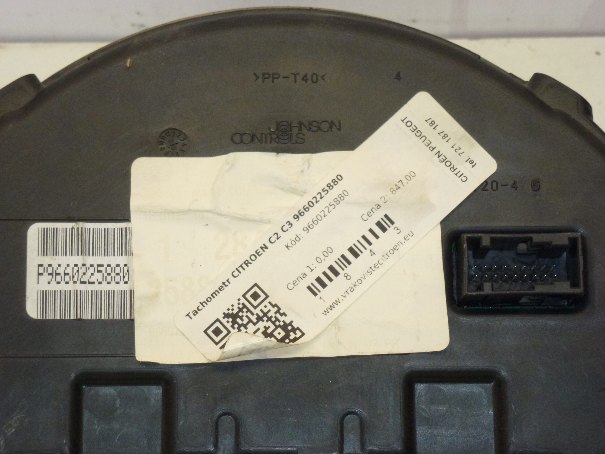 Tacho Citroën C2 C3 9660225880 6105WL