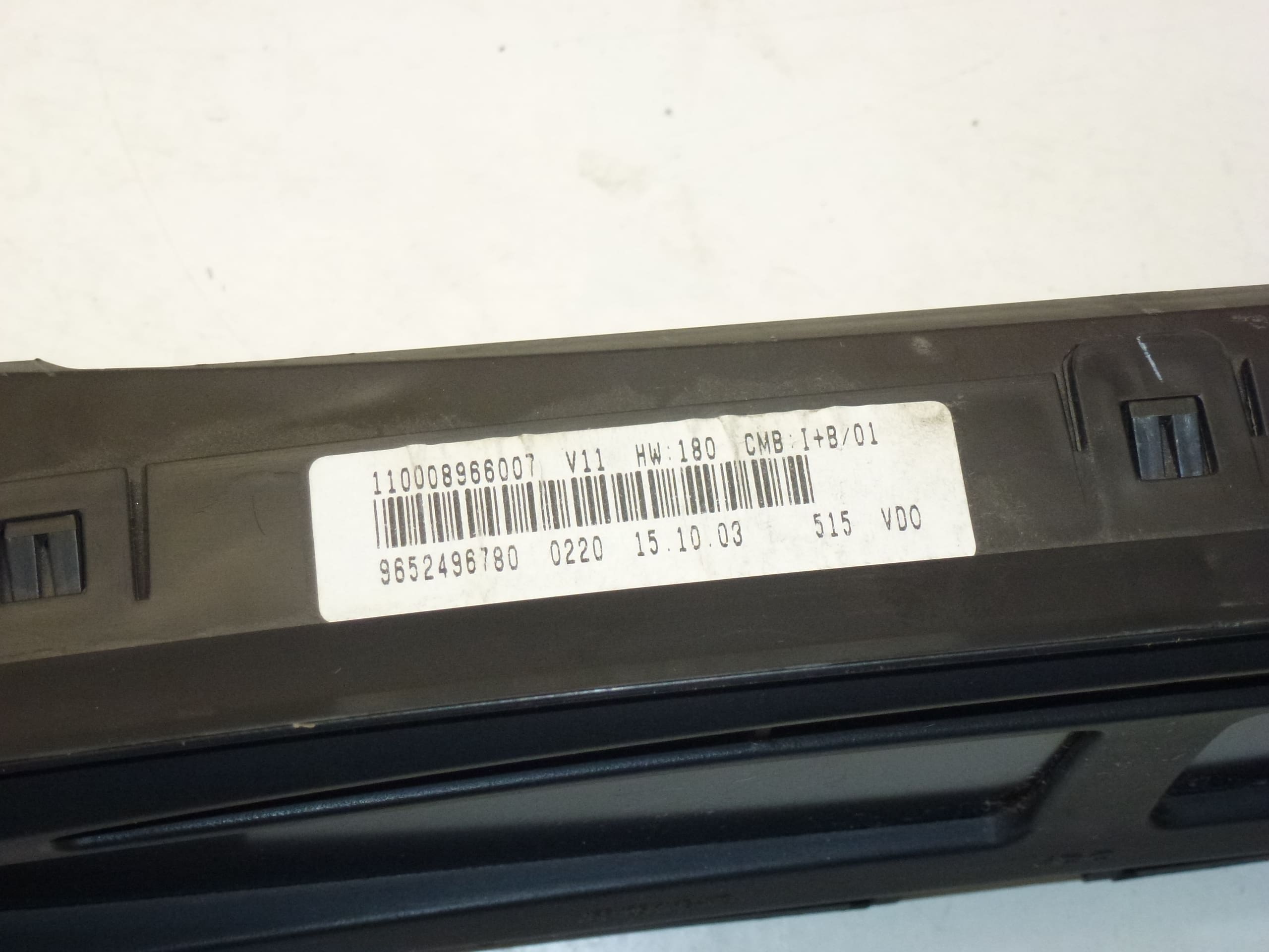 Tacho Citroën Xsara Picasso 9652496780