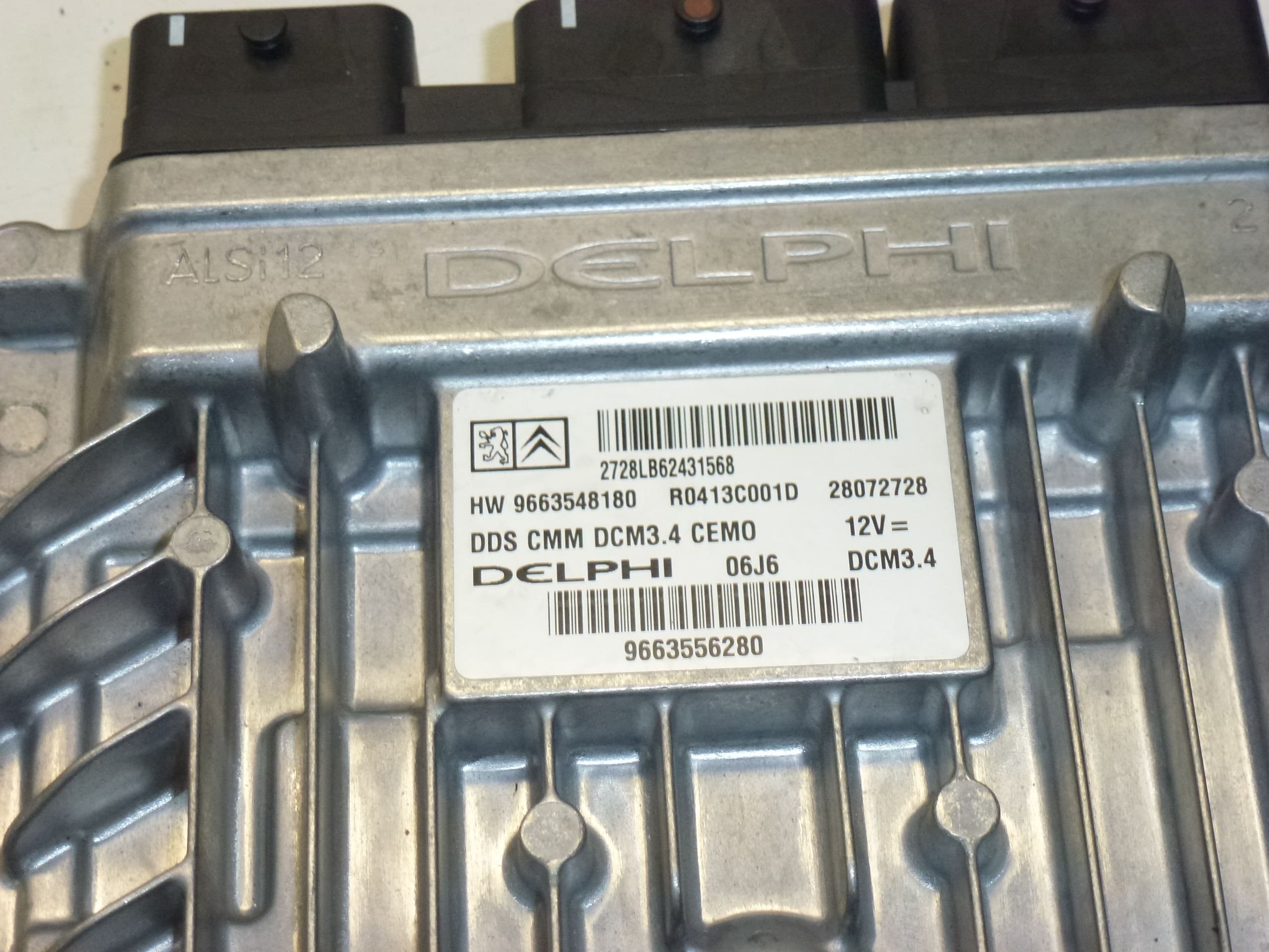 DELPHI DCM3.4 Steuergerät 9663556280 9663548180
