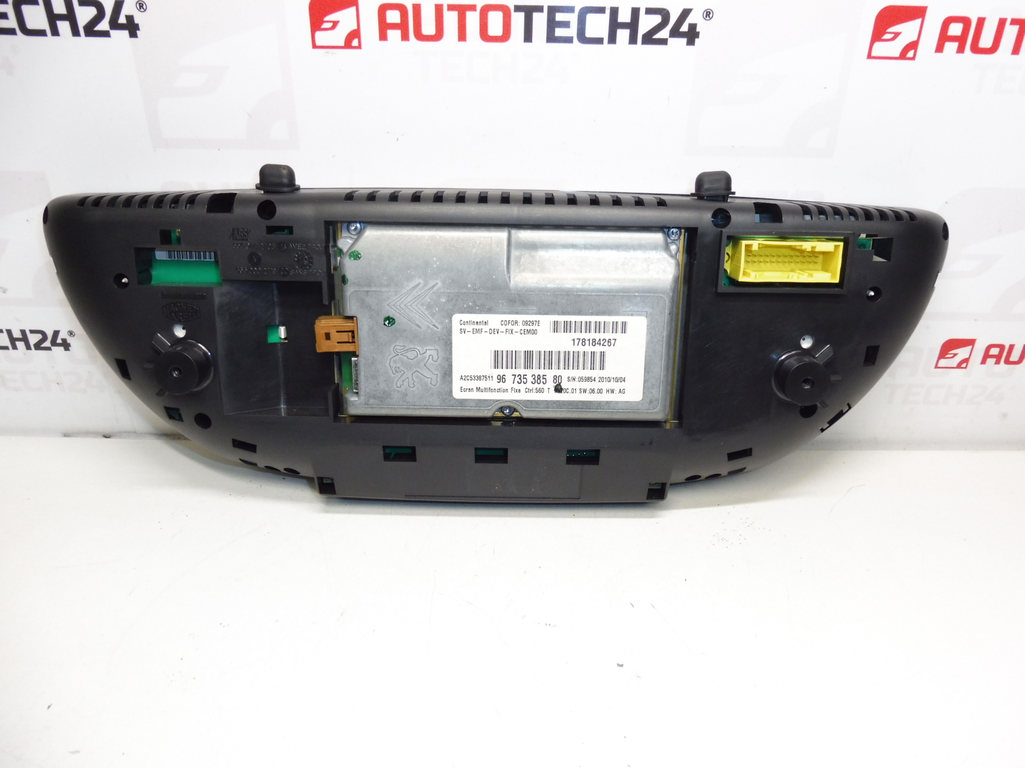Computerradio-Display Peugeot 807 Citroen C8 9673538580 6103E4