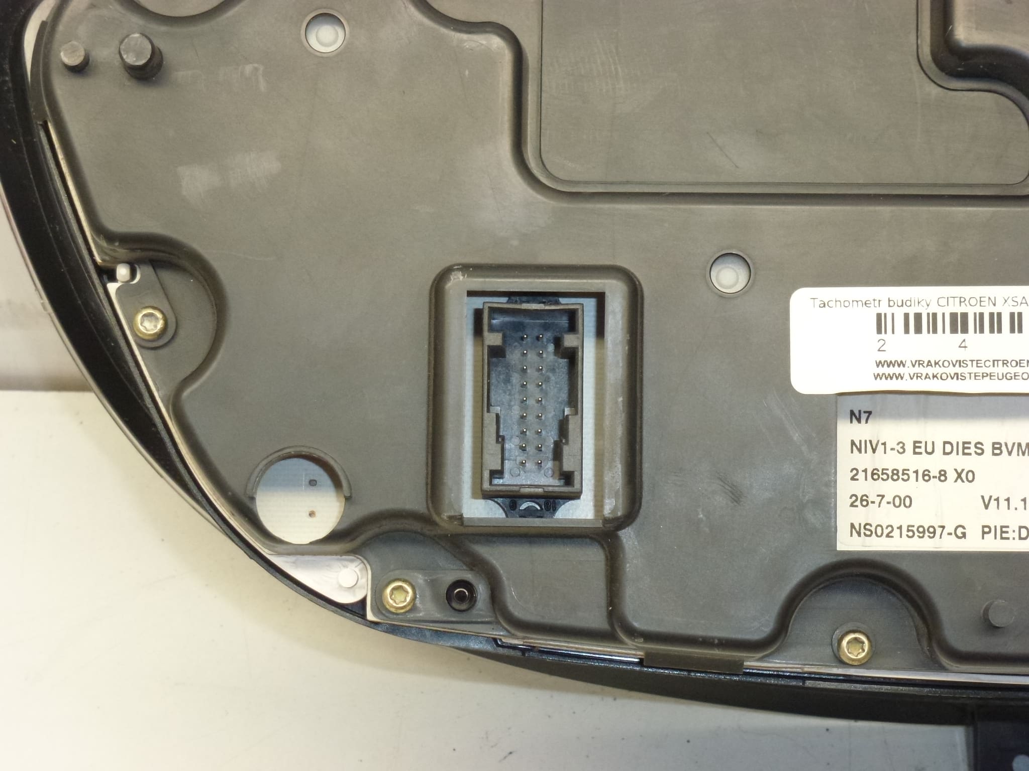 Tachometer mit Alarm Citroën Xsara Sagem 9639708580