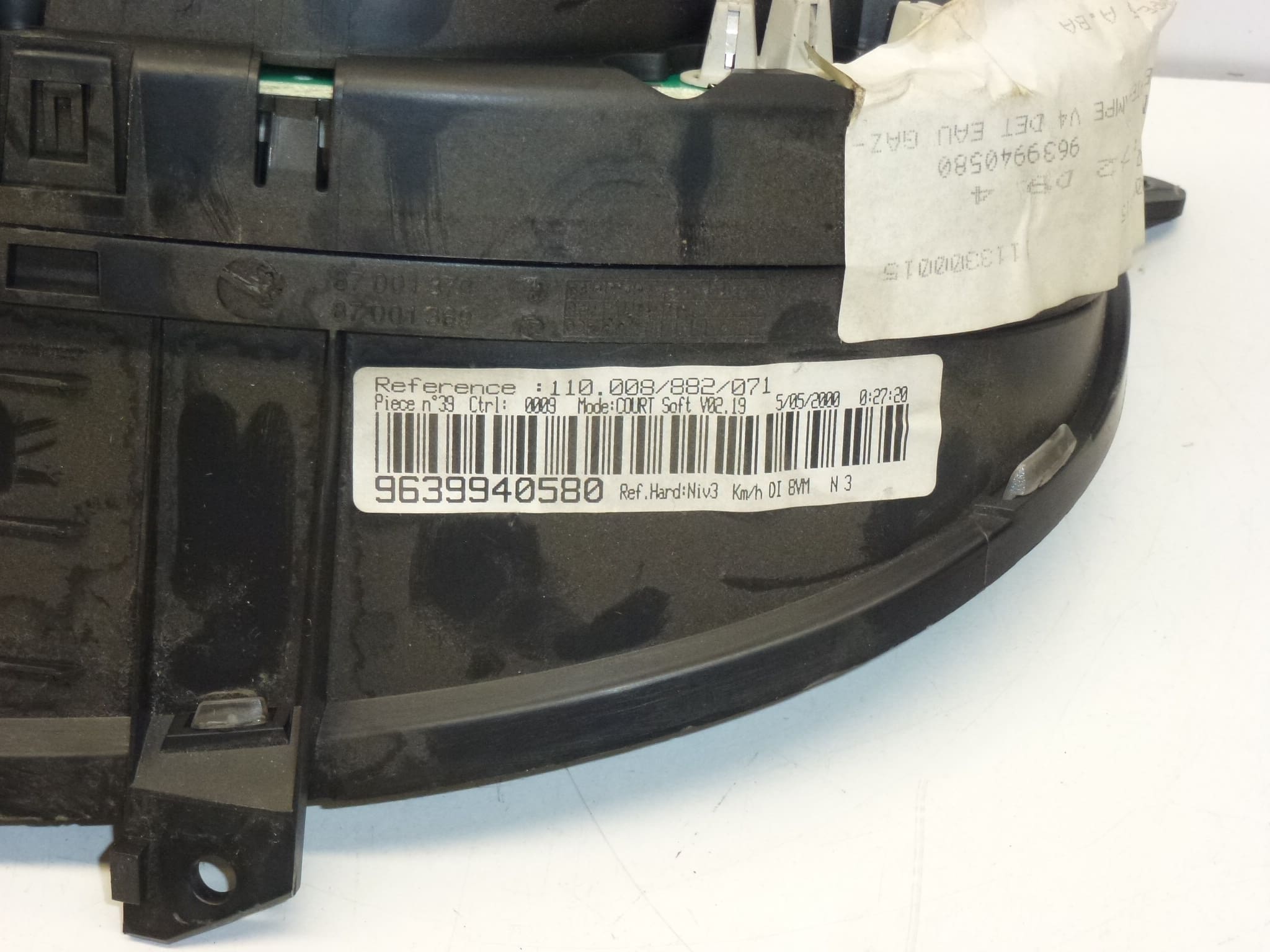 Tacho Peugeot 406 2.0 HDI 9639940580 610479