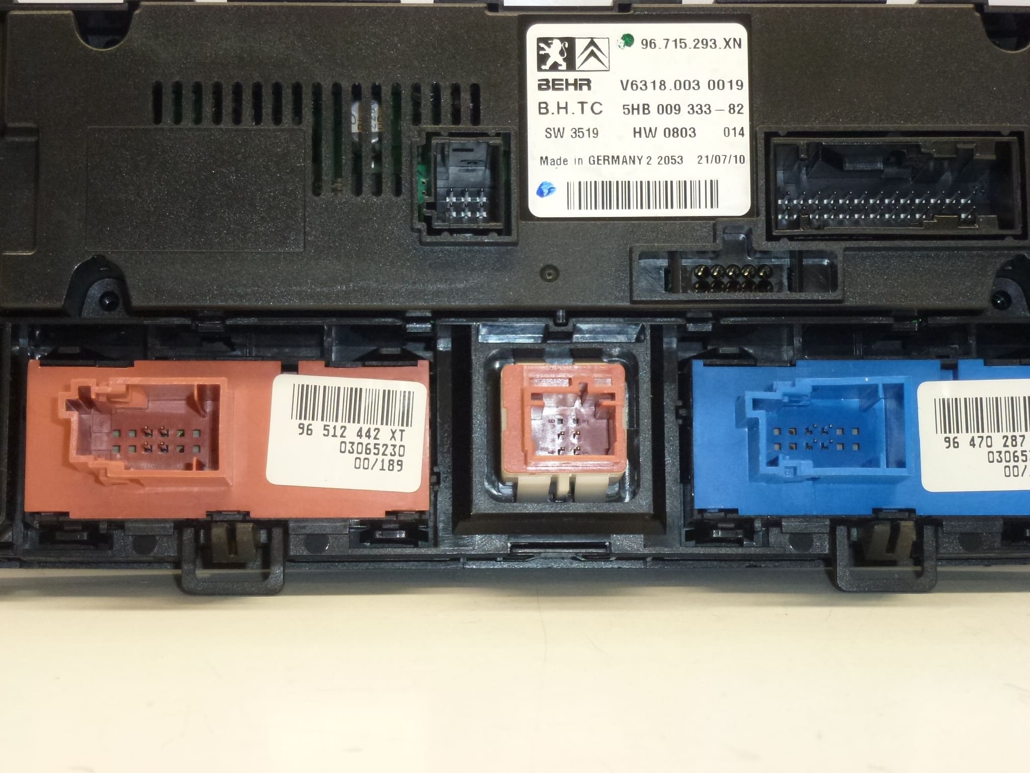 Peugeot 407 Klimaanlage Heizungssteuerung 96715293XN 6452R6