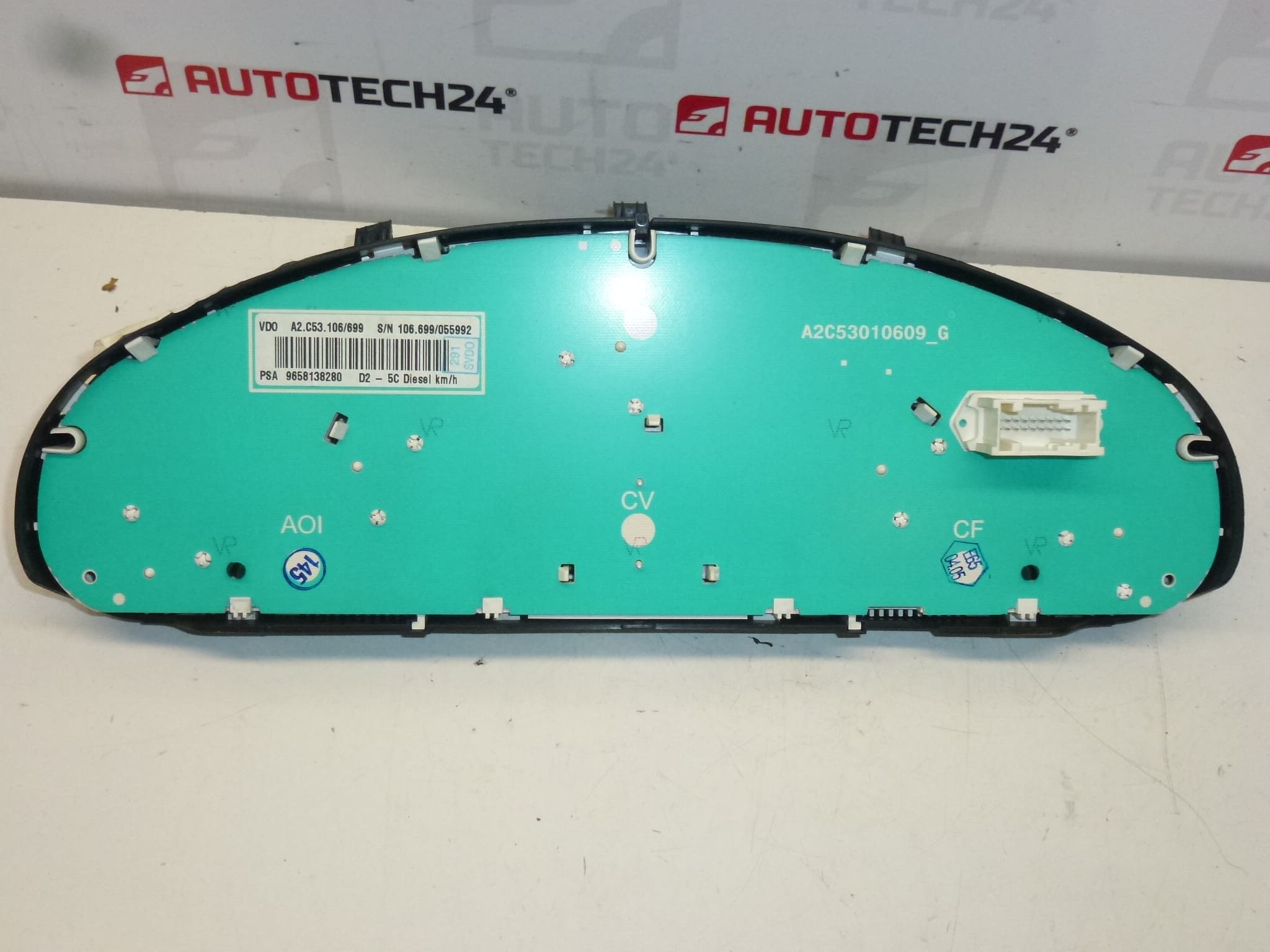 Tachometer Peugeot 407 289 Tausend km 9658138280