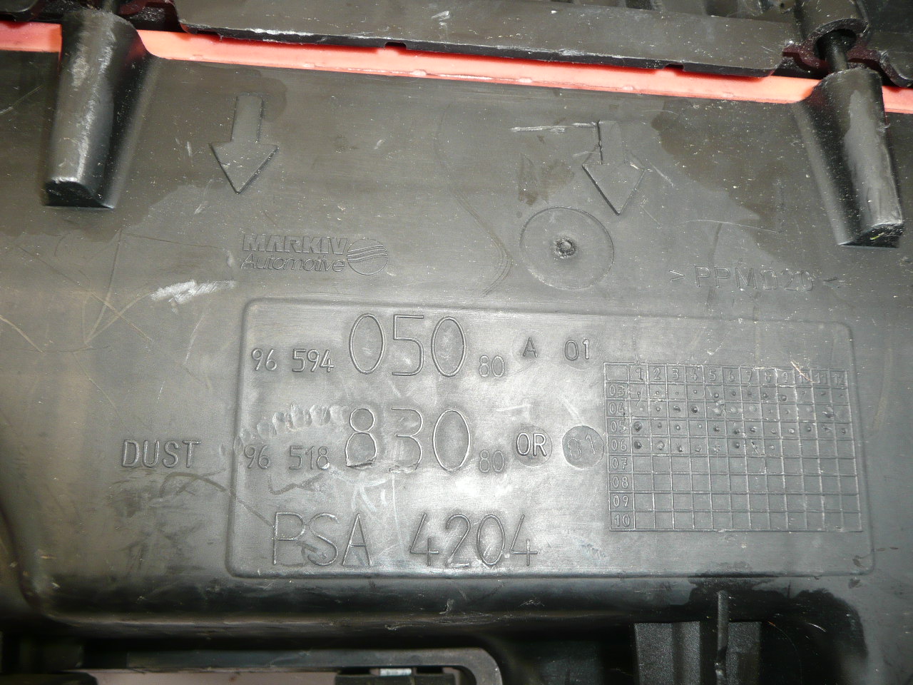 Filterkasten Citroën Peugeot 1.6 HDI 9685205580 9651883080 1420N9