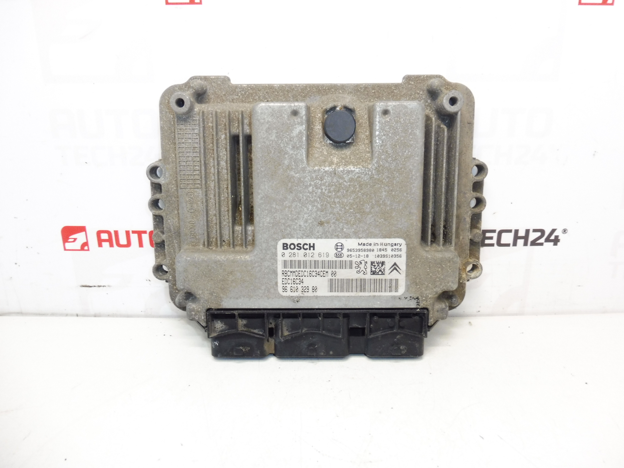 Steuergerät Bosch EDC16C34 1.6 HDI 0281012619 9661023980