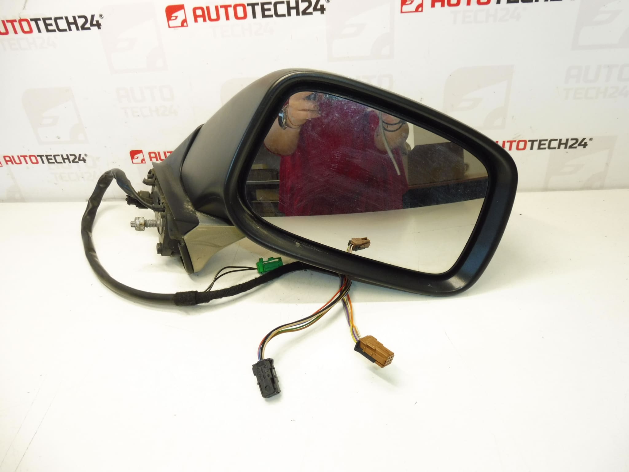 Elektrischer, elektrisch klappbarer Außenspiegel grau KDD Citroën C8 14888830ZR 8153FW – Bild 2