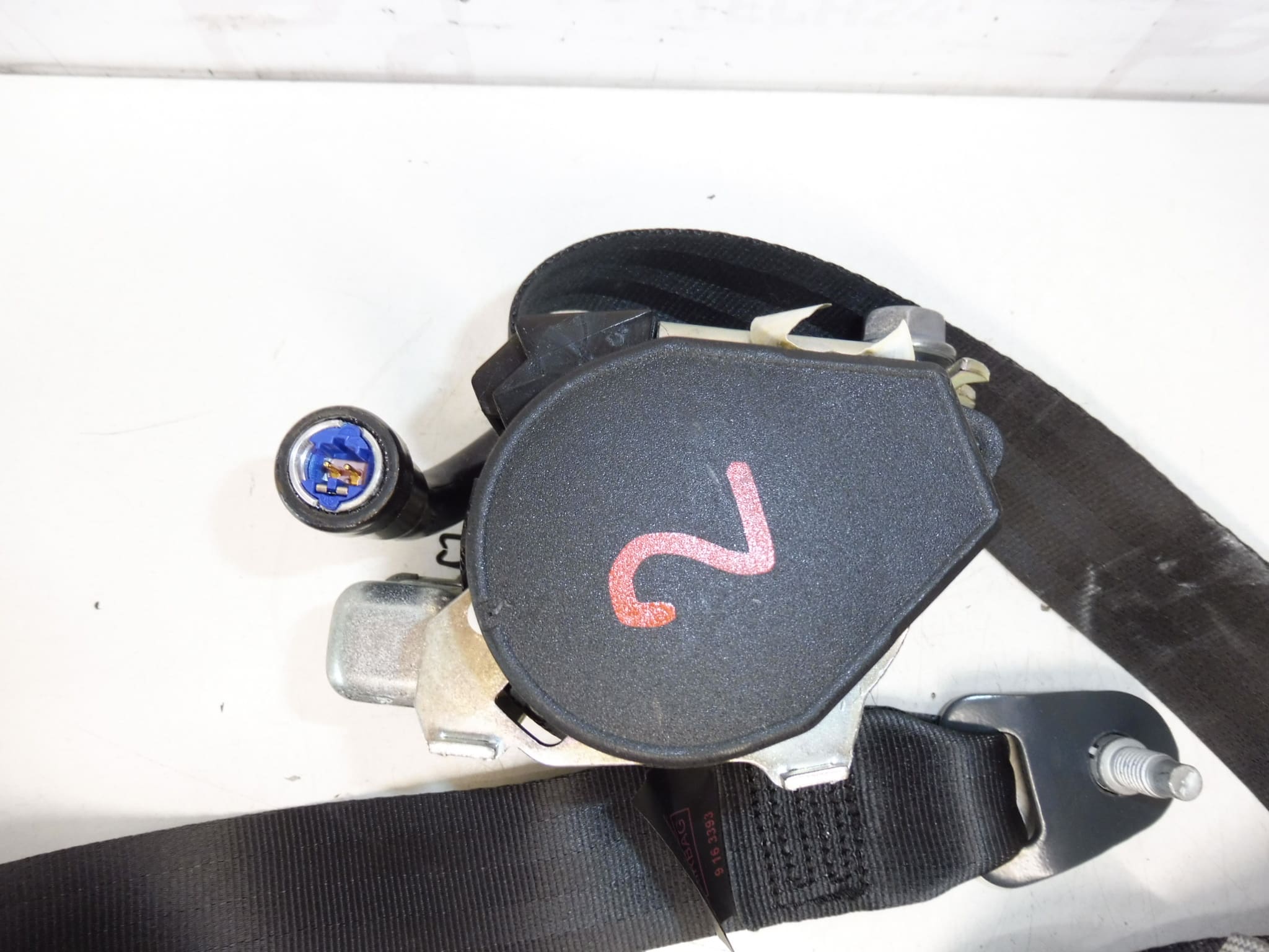 Beifahrersicherheitsgurt Peugeot 308 96569048XX 8975K5 – Bild 2