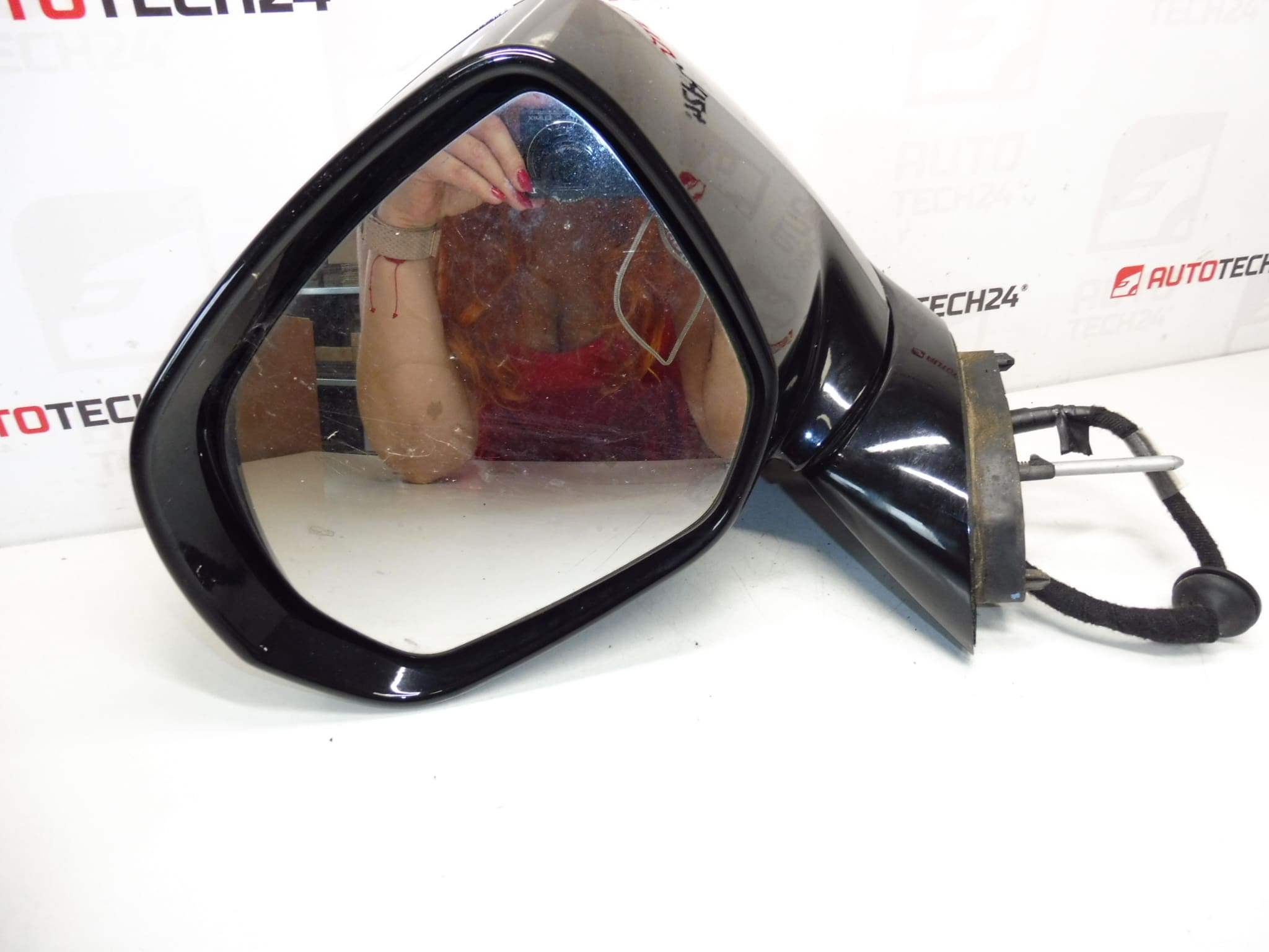 Linker Chrom-Außenspiegel für Citroën C3 Picasso 1609347480 – Bild 2