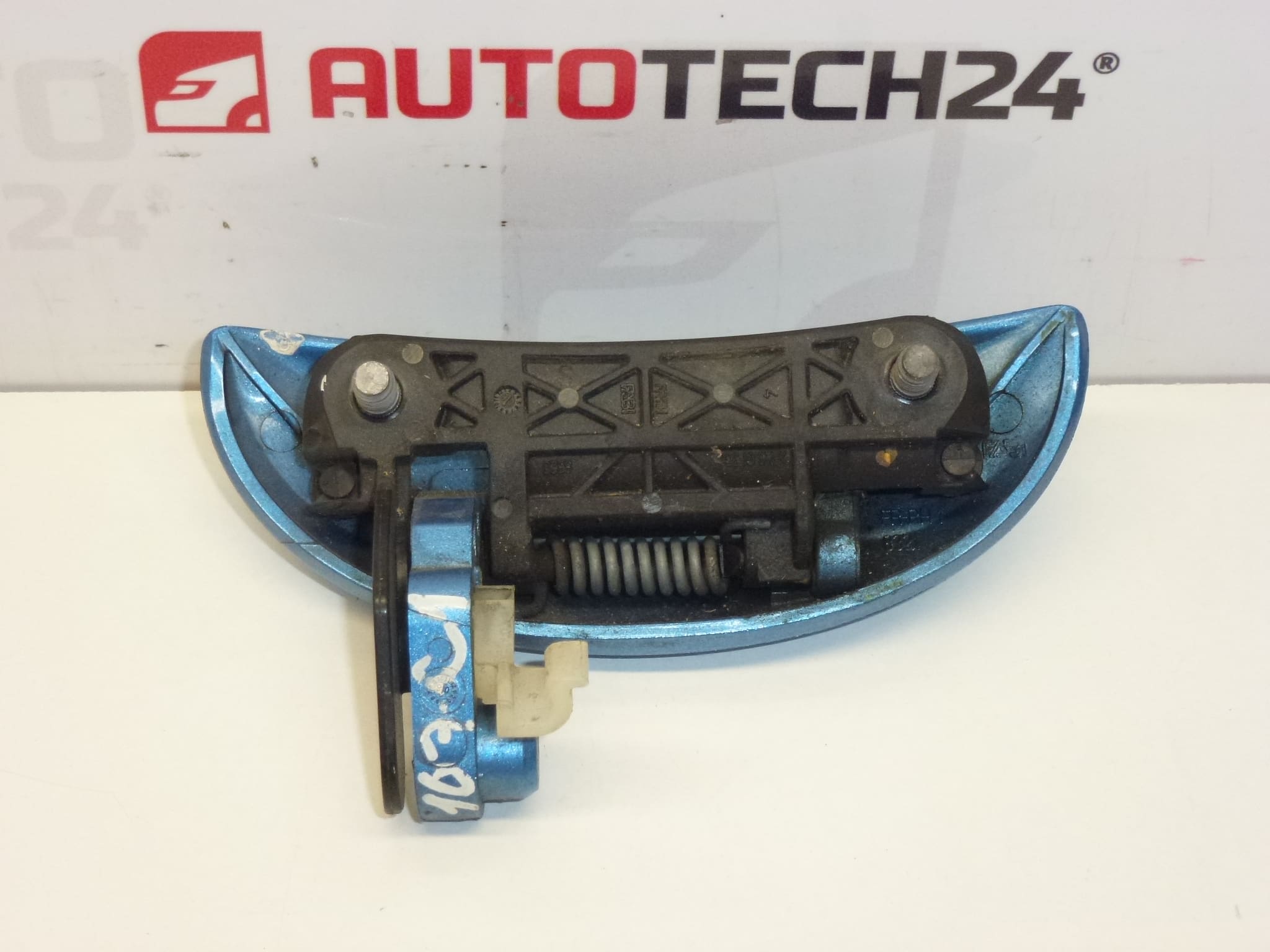 Türgriff vorne rechts Citroën C1 Peugeot 107 blaumetallic 9101AH – Bild 2