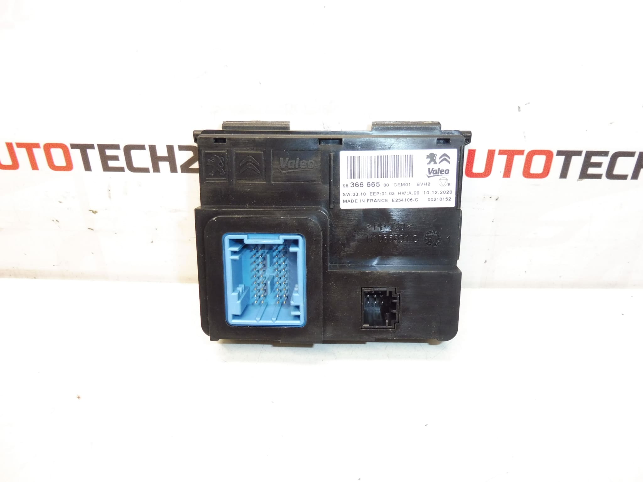 Klimasteuergerät Citroën Peugeot 9836666580 1613153580