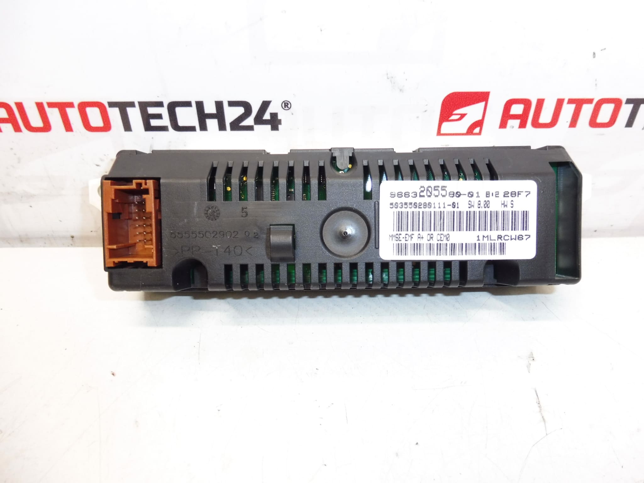 Peugeot 207 Computerradio-Display 9663205580-01 6593F5 – Bild 2