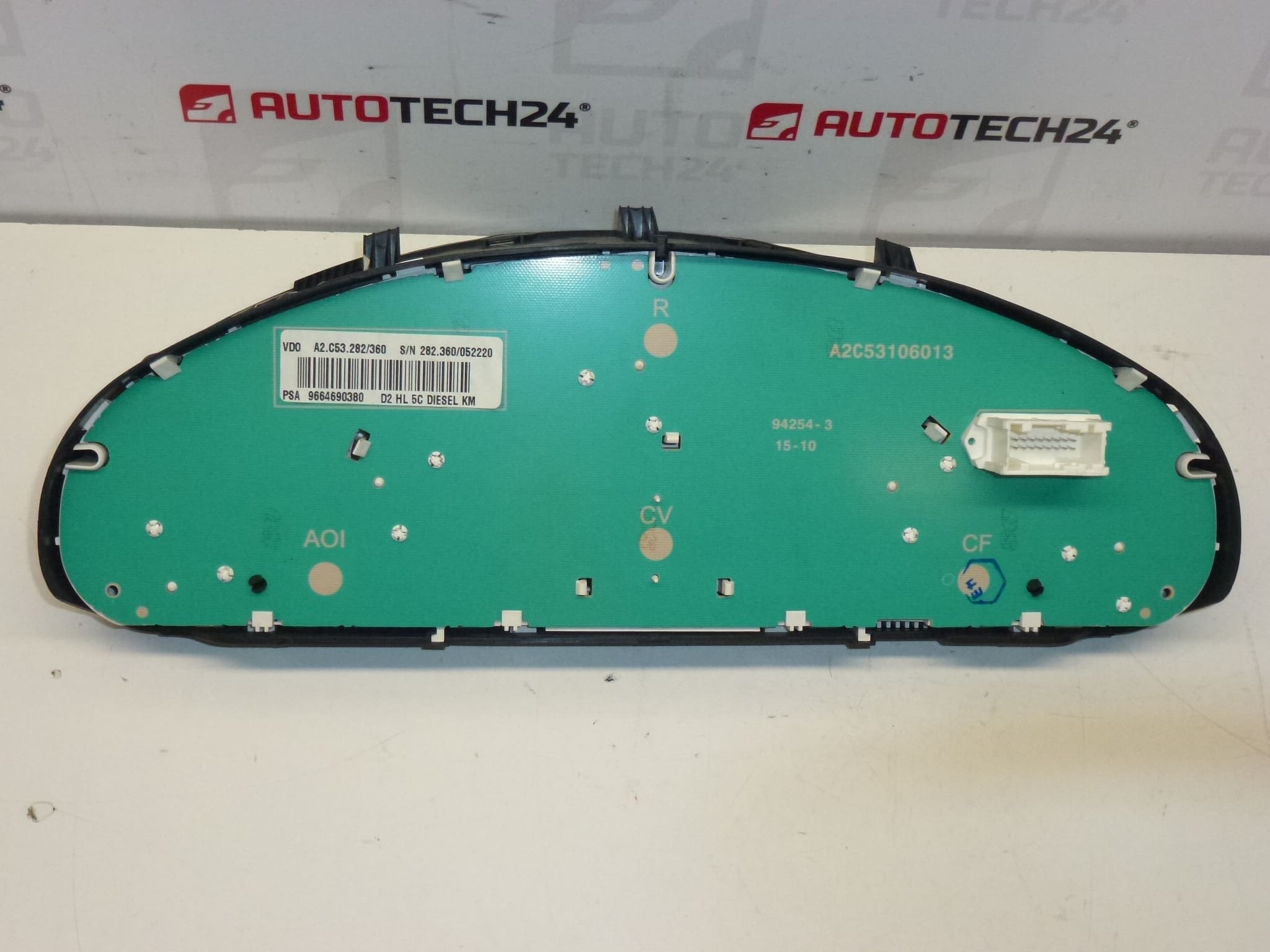 Tachometer Peugeot 407 203000 km 9664690380 610395 – Bild 2