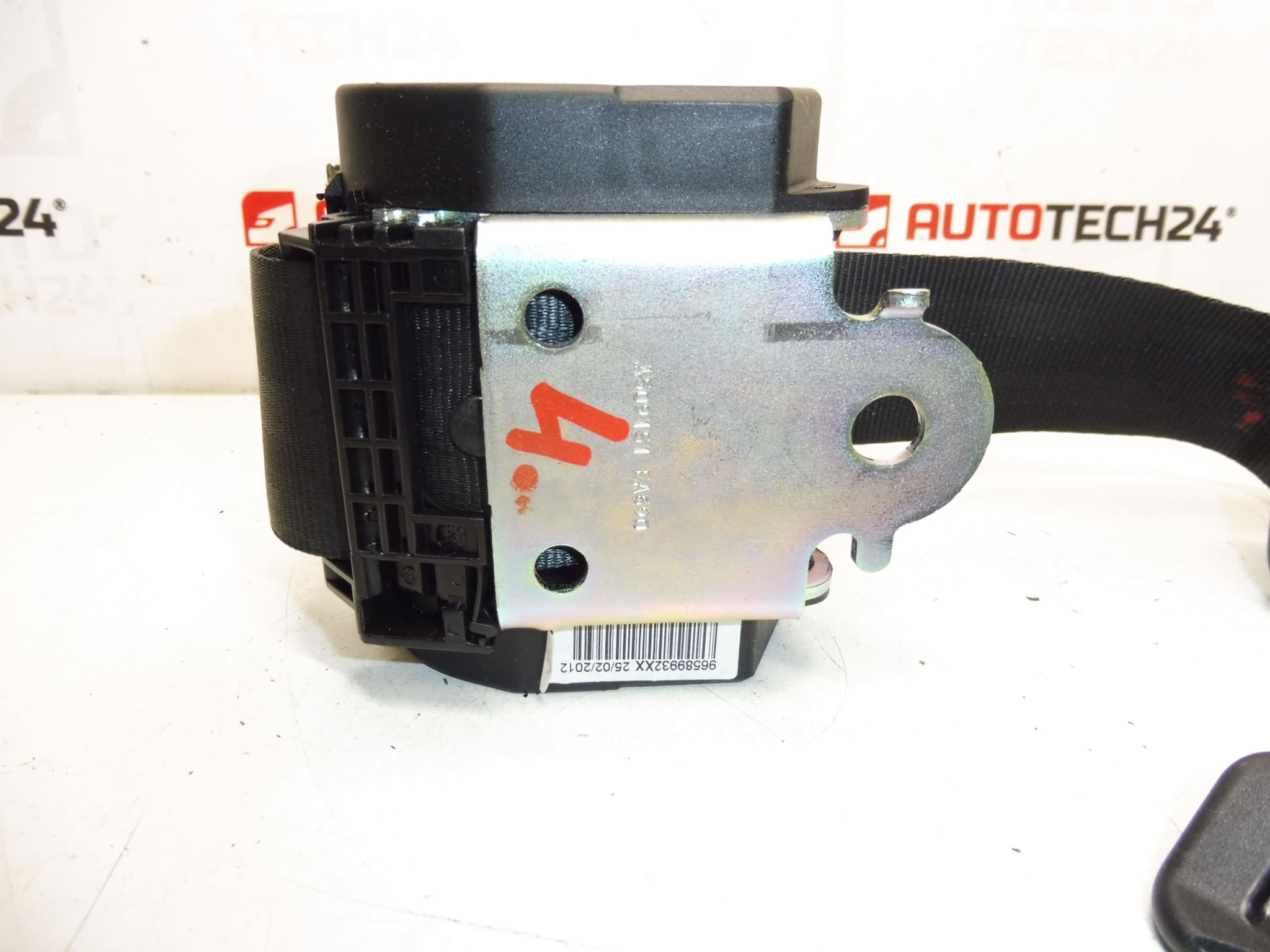 Sicherheitsgurt hinten Peugeot 308 96589932XX 8975L9 – Bild 2