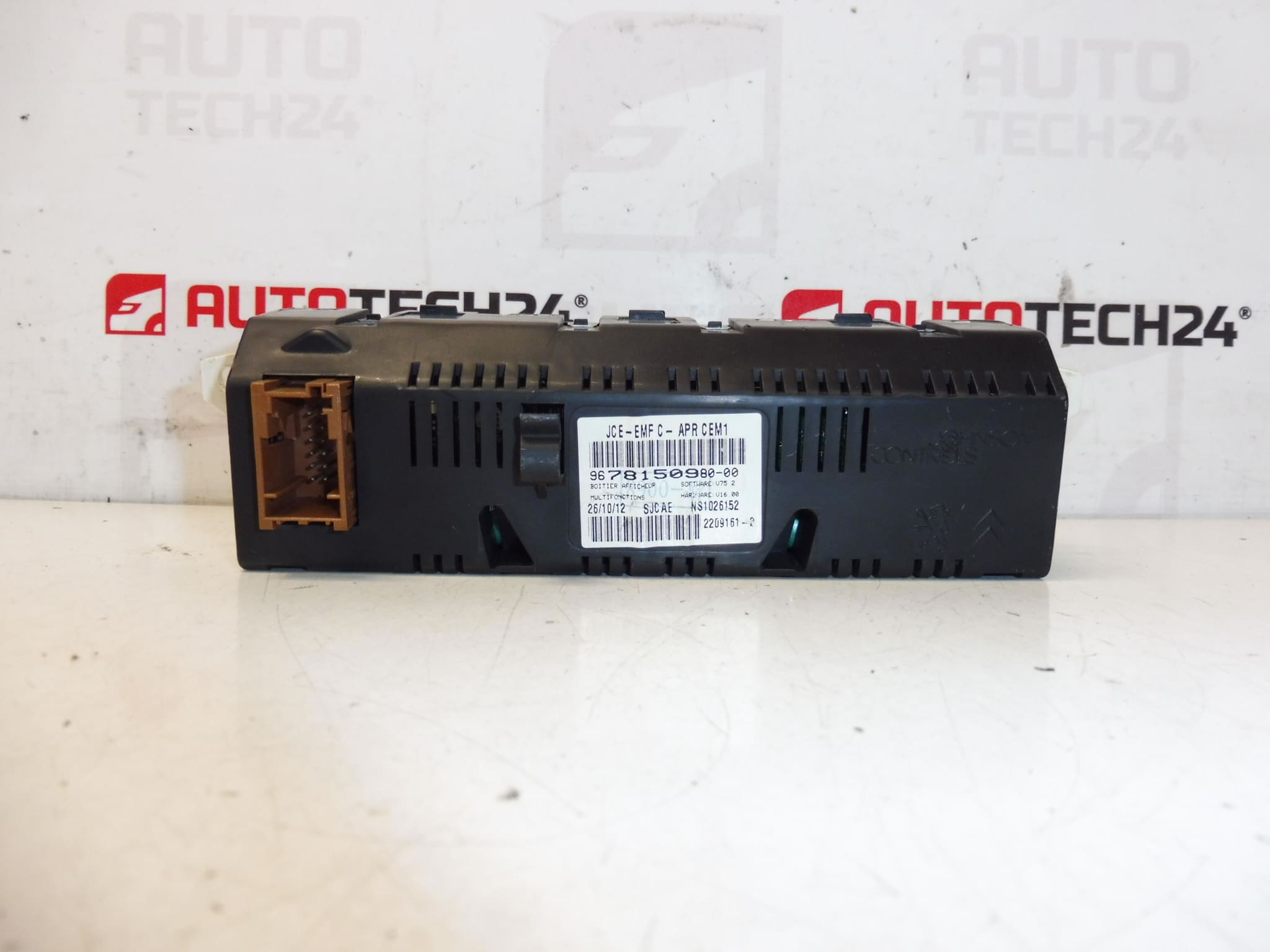 Display des Radio- und Bordcomputers Peugeot 407 9678150980 659349 – Bild 2