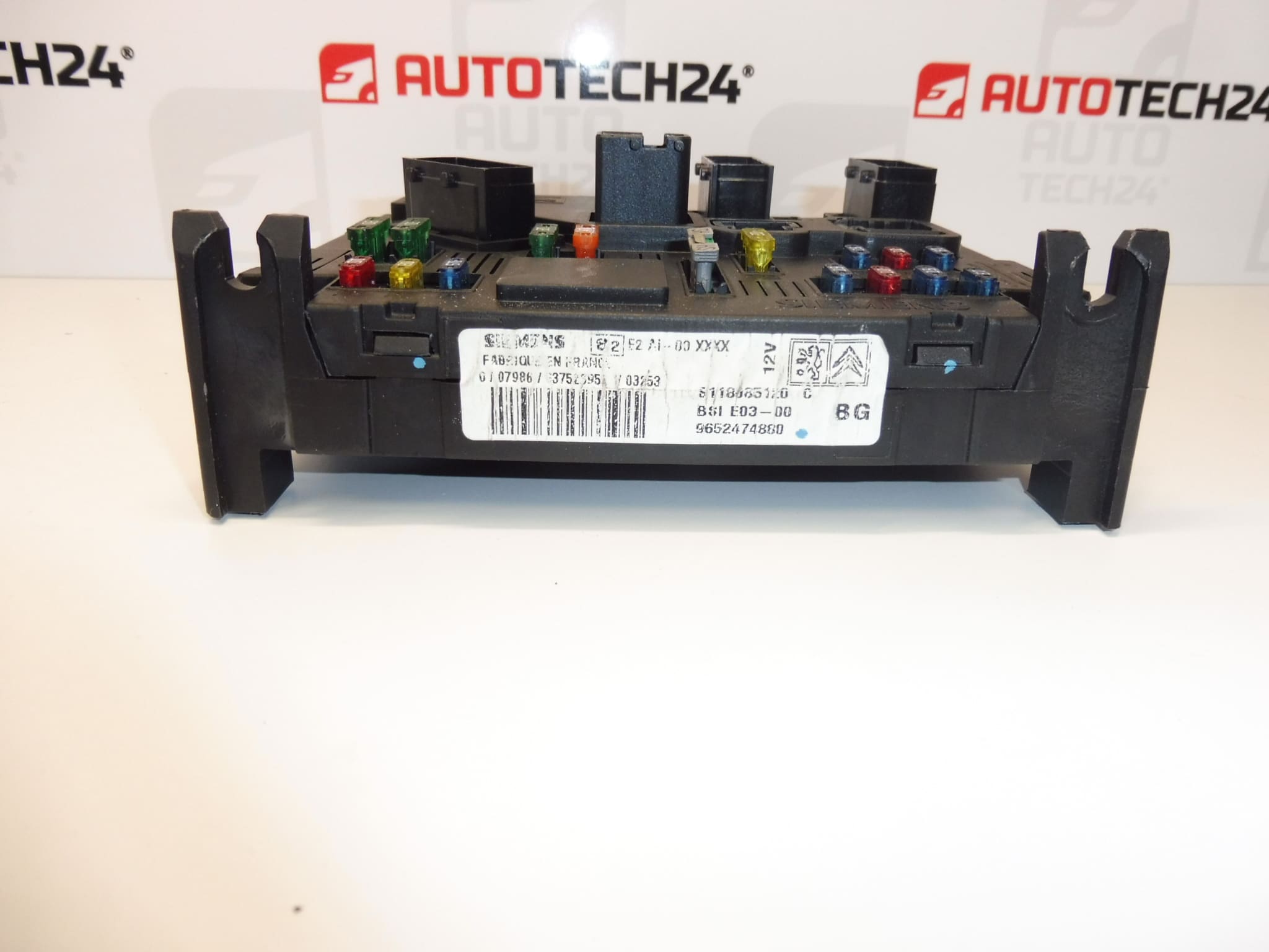 Elektronisches Steuergerät (ECU) Siemens BSI E03-00 Citroën Peugeot 9652474880 S118085120